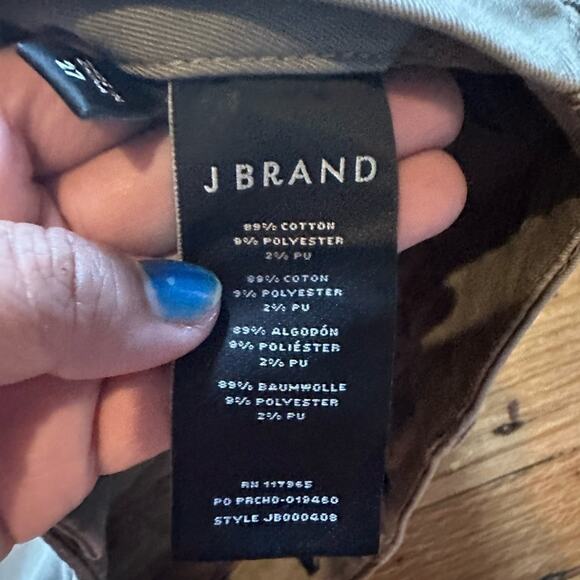 J Brand Cargo Skinny Green Jeans Mid Rise - Picture 9 of 10